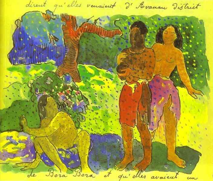 The Messengers of Oro - Paul Gauguin Painting